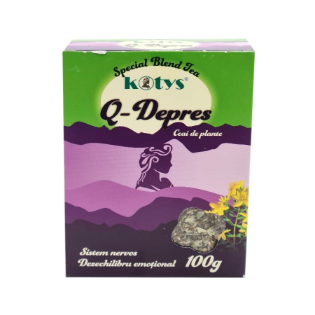 Suplimente alimentare - Ceai din plante Q Depres 100gr Kotys