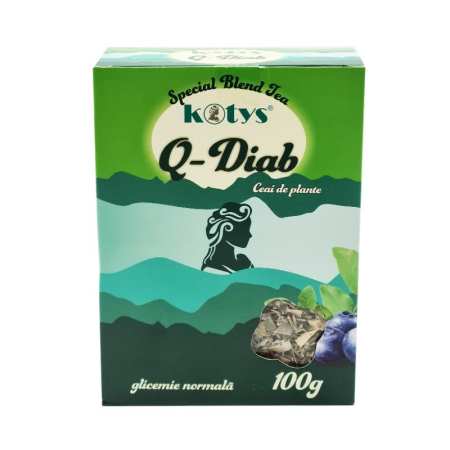 Suplimente alimentare - Ceai din plante Q Diab 100gr Kotys