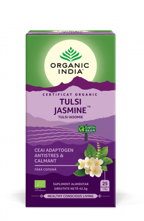 Cautare dupa forma farmaceutica - Ceai Tulsi (Busuioc Sfant) Iasomie | Ceai Adaptogen Antistres & Calmant
