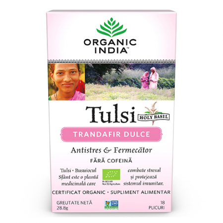 Cautare dupa forma farmaceutica - Ceai Tulsi (Busuioc Sfant) Trandafir Dulce | Antistres &amp; Fermecator, plicuri