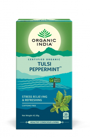 Cautare dupa forma farmaceutica - Ceai Tulsi Mentă, Amestec Adaptogen Reîmprospătant, 25 plicuri