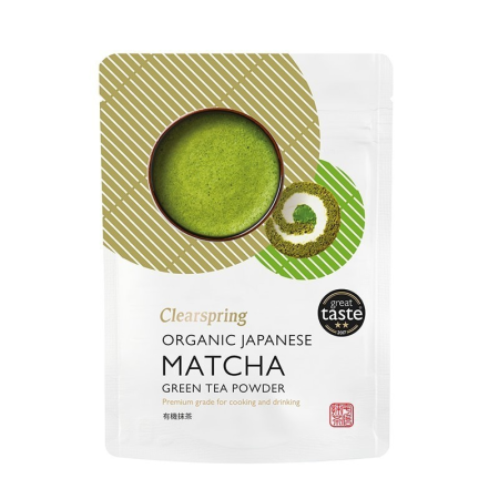 Energie & oboseală - Ceai Verde Matcha Eco Clearspring, 40 g – Matcha Premium Japoneză Ecologică