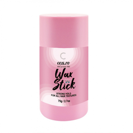 Cosmetice - Ceara de par, stick roz, pentru coafarea parului si pentru controlul buclelor, 75g, Cezi