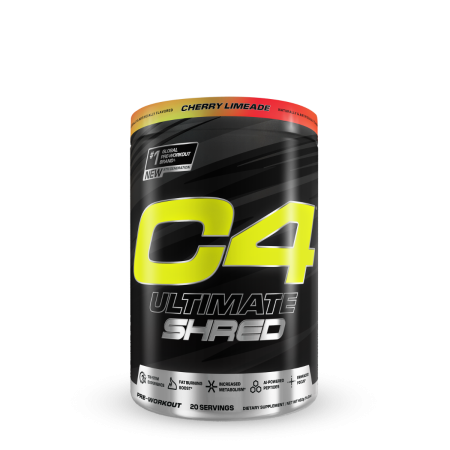 Suplimente alimentare - Cellucor C4 Ultimate Shred Pre-workout, Formula Avansata Pentru Definire Cu Aroma De Limonada Cu Cirese, 402 G
