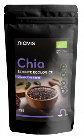 Pulberi organice - Chia Seminte Ecologice/BIO 125g Niavis