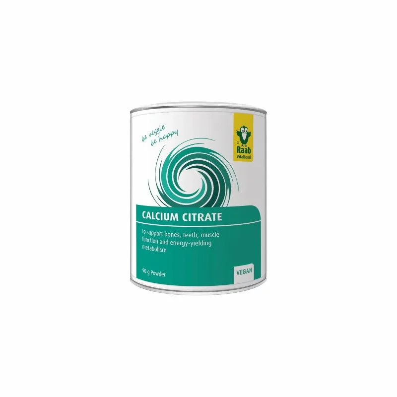 Citrat de calciu pudra vegana 90g, RAAB