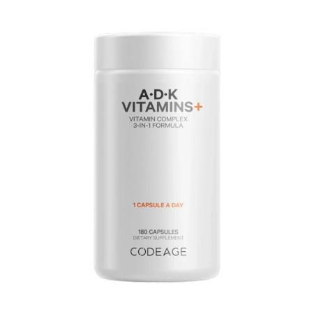 Afectiuni Frecvente - Codage Adk Vitamin Supplement, Formula Pentru O Piele Sanatoasa, Oase Puternice Si Sistem Imunitar Active, 180 Cps
