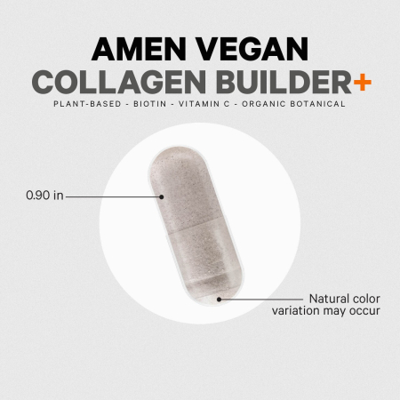 Codeage Amen Vegan Collagen Builder, Colagen Vegan Cu Biotina, Luteina Si Vitamina C, 30 Cps [3]
