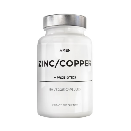 Afectiuni Frecvente - Codeage Amen Zinc/copper + Probiotics 2 Billion Cfu, Formula Pentru Echilibru Mineral Si Digestie Sanatoasa, 90 Cps