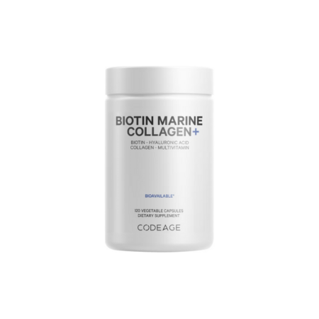 Codeage Biotin Marine Collagen+formula Completa Cu Colagen Marin Si Acid Hyaluronic, 120 Cps [1]