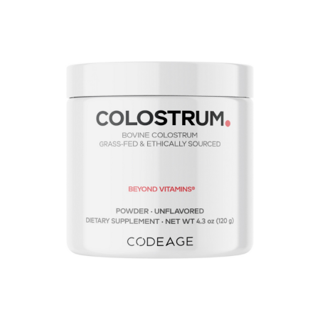 Suplimente alimentare - Codeage Bovine Colostrum Powder Unflavored Immunoglobulin Rich, Colostru Bovin Cu Imunoglobuline Pentru Imunitate Si Digestie Fara Aroma, 120g