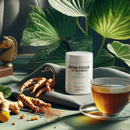 Codeage Brain Focus Multivitamin+, Suport Avansat Pentru Memorie, Concentrare Si Claritate Mentala, 60 Cps [9]