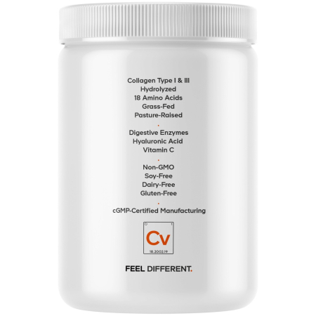 Codeage Collagen Vitamin C+, Colagen Hidrolizat Cu Vitamina C Si Acid Hialuronic, 283 G [1]
