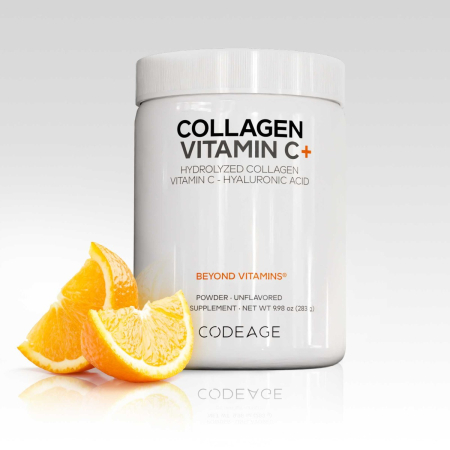 Codeage Collagen Vitamin C+, Colagen Hidrolizat Cu Vitamina C Si Acid Hialuronic, 283 G [8]