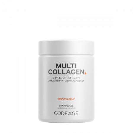 Capsule/comprimate/siropuri - Codeage Hidrolyzed Multi Collagen, Colagen Hidrolizat, 90 Cps