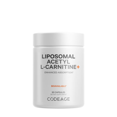 Suplimente alimentare - Codeage Liposomal Acetyl L-carnitine+, Formula Pentru Suport Cognitiv Si Vitalitate Zilnica, 90 Cps