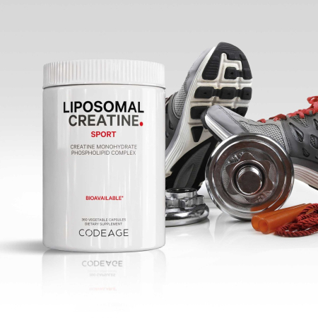Codeage Liposomal Creatine Monohydrate, Creatina Monohidrata Lipozomala, 360 Cps [8]