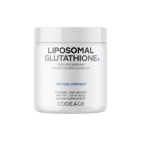 Suplimente alimentare - Codeage Liposomal Glutathione, Glutation Lipozomal Pudra 1000 Mg, 63g