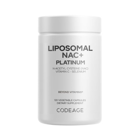 Afectiuni Frecvente - Codeage Liposomal Nac+ Platinum, Suport Avansat Pentru Detoxifiere Si Imunitate, 120 Cps