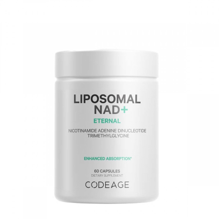 Capsule/comprimate/siropuri - Codeage Liposomal Nad+ Eternal, Nicotinamide Adenine Dinucleotide, Nad+ Liposomal Cu Betaina Tmg, 60 Cps