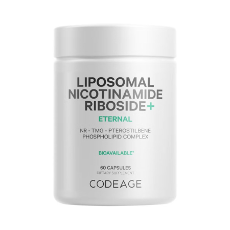 Afectiuni Frecvente - Codeage Liposomal Nicotinamide Riboside+, Nr+ Nicotinamida Lipozomala Ribozida + Tmg Si Pterostilben, 60 Cps