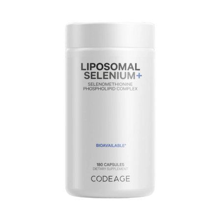 Afectiuni Frecvente - Codeage Liposomal Selenium+ Selenomethionine Phospholipid Complex, Seleniu Lipozomal Complex Cu Fosfolipide Din Selenomentionina, 180 Cps