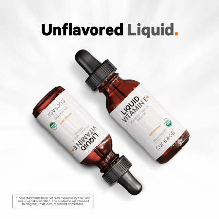 Codeage Liquid Vitamin E And Mct Oil, Formula Pentru Vitalitate Zilnica Si Echilibru Metabolic, 59.2 Ml [7]