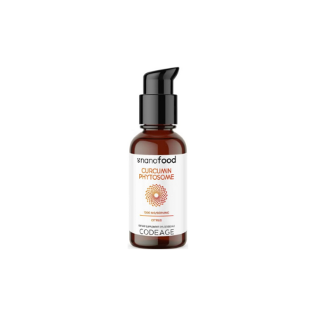 Codeage Nano Food Turmeric Phytosome, Turmeric Fitosom 1000 Mg Cu Aroma De Citrice, 59.2 Ml [1]