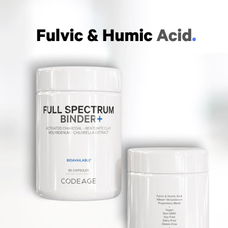 Codeage Universal Binder + Full Spectrum, Formula Pentru Eliminarea Toxinelor Si Sustinerea Microbiomului, 90 Cps [6]