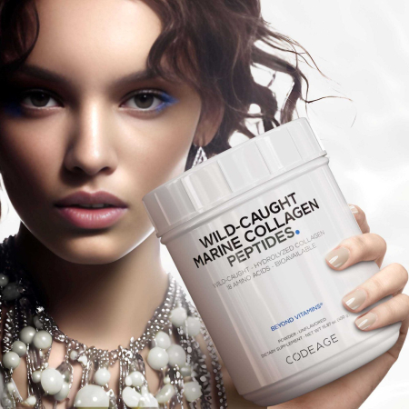 Codeage Wild-caught Marine Hydrolyzed Collagen Peptides Powder Type I And Iii, Colagen Marin Din Pesti Salbatici Tip I Si Iii, 450 G [7]