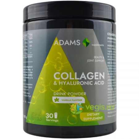 Suplimente alimentare - Collagen si Acid Hialuronic Pulbere Instant cu Aroma de Vanilie 600g