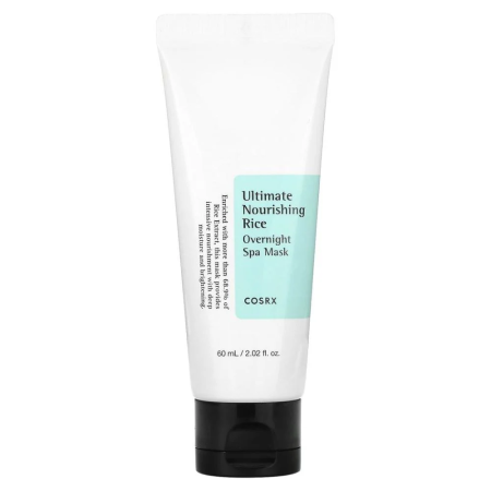 COSRX - COSRX Ultimate Nourishing Rice Overnight Spa Mask, 60 ml - Mască de noapte cu Extract de Orez și Niacinamidă pentru hidratare și luminozitate
