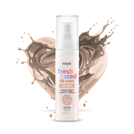 Cosmetice - Cremă BB cu SPF30, Fresh-faced BB Cream SPF30, 15ml - Light Me UP