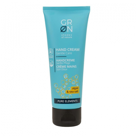 Ingrijire personala - Crema de maini sensitive Bio Organica Pure Elements cu sare de mare si alge (75ml), GRN Shades of Nature