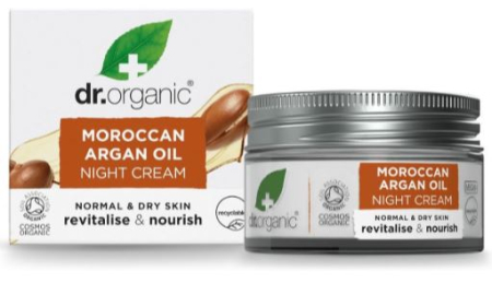 Cosmetice - Cremă de noapte cu ulei de argan - ten normal spre uscat