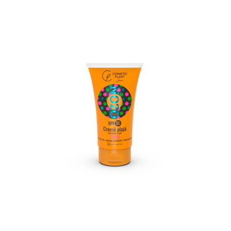 Cosmetice - Cremă de plajă pentru copii OZON SPF 50, 150 ml, Cosmetic Plant - protecție UVA/UVB ridicată și rezistență la apă