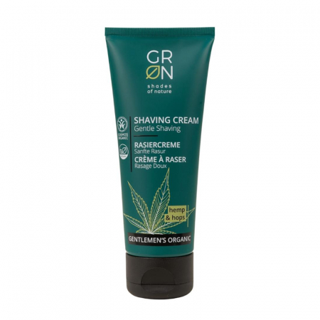 Ingrijire personala - Crema de ras Bio Organica Gentlemens cu canepa si hamei (75ml), GRN Shades of Nature