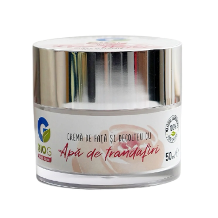 Cosmetice - Cremă Naturală pentru Față BIO G Pure Skin 50 ml - cu Acid Hialuronic, Bakuchiol și Rosa Damascena