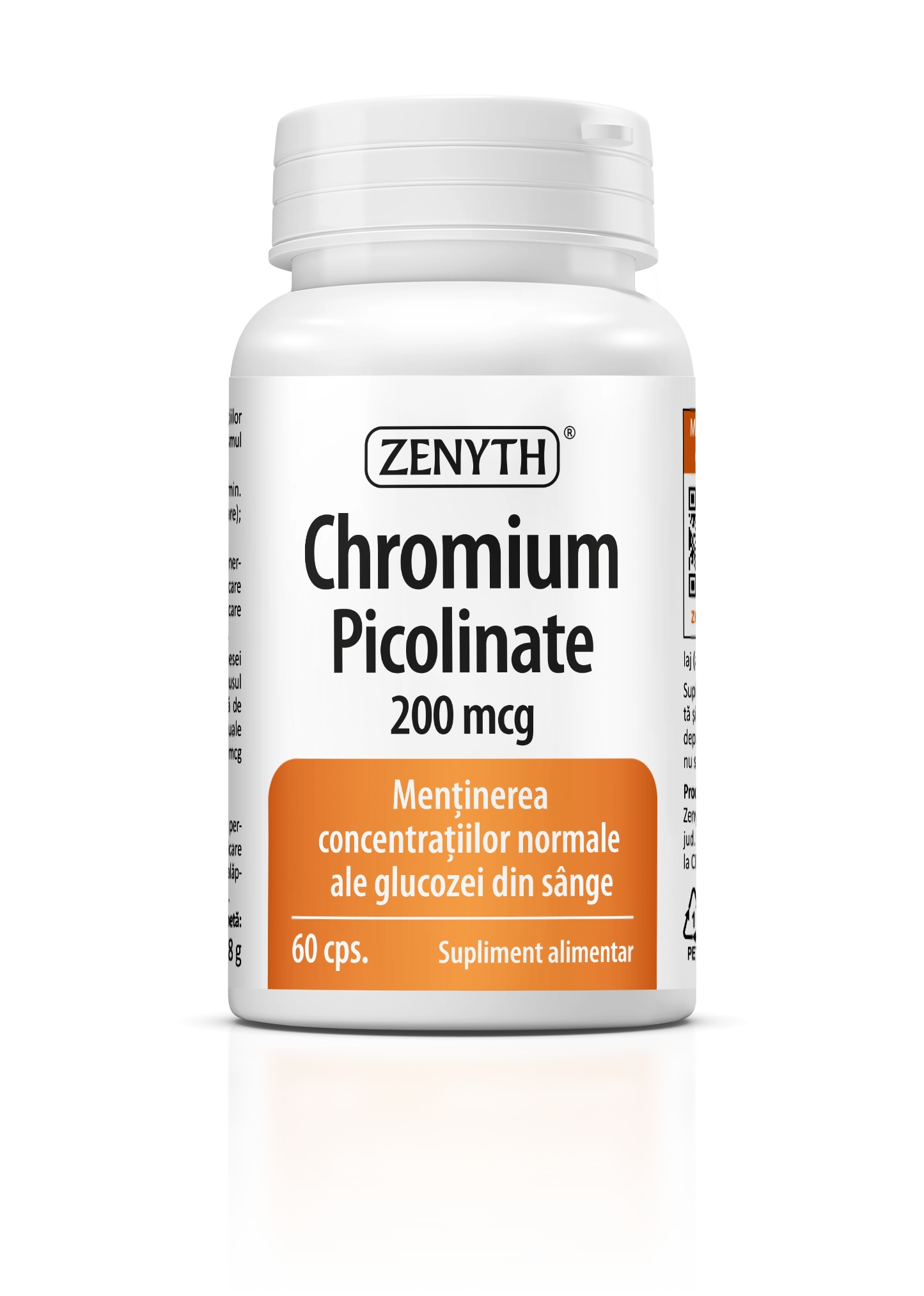 Capsule/comprimate/siropuri - Crom picolinat 200 mcg, 60 capsule
