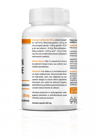 Curcumin & Piperine, 60 cps(inflamatii in corp, artrite, coxartroza,artroze) [2]