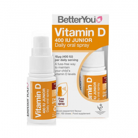 Suplimente Copii - D400 Junior Vitamin D Oral Spray (15 ml), BetterYou