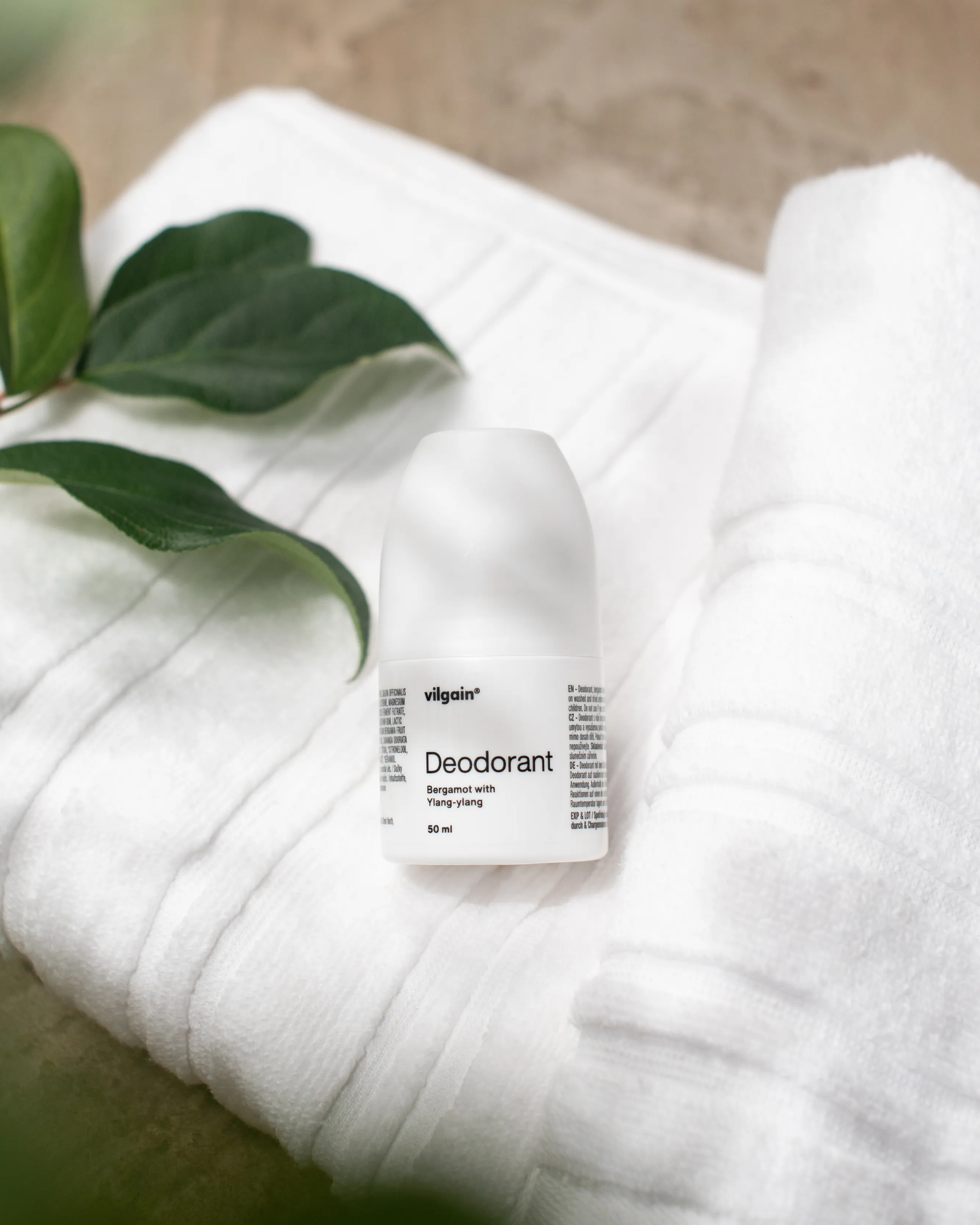 Ingrijire personala - Deodorant 100% natural, în ambalaj roll‑on, nu usucă și nu irită pielea