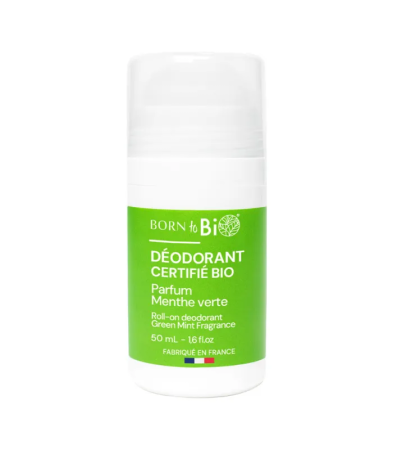 Deodorant Bio Roll-on Menta Verde 50 ml Born to Bio [0]