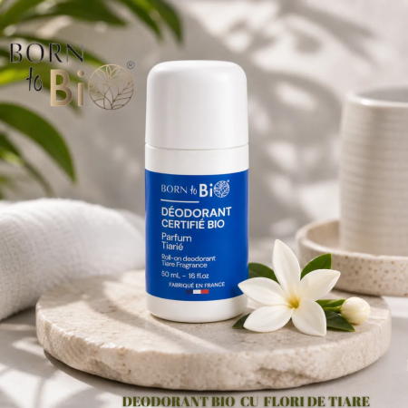 Deodorant Bio Roll-on Monoi Tiare 50 ml Born to Bio [1]