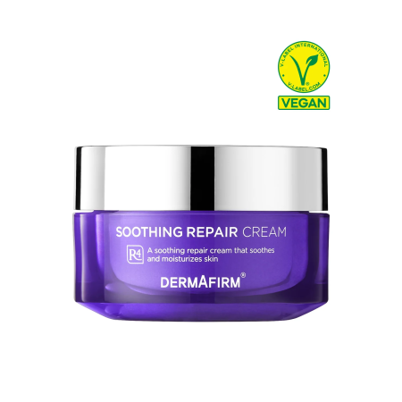 Cosmetice - Dermafirm Soothing Repair Cream R4 50 ml - Cremă Calmanta cu Guaiazulene, Panthenol, Centella și Peptide pentru Bariera Cutanată
