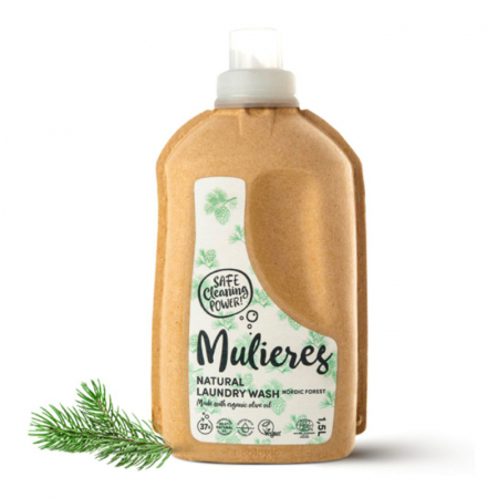 Detergenti & Curatenie - Detergent pentru rufe cu 99% ingrediente naturale Nordic Forest (1.5L), Mulieres