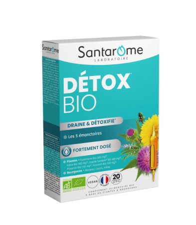 Afectiuni Frecvente - Detox BIO x 20 fiole Santarome