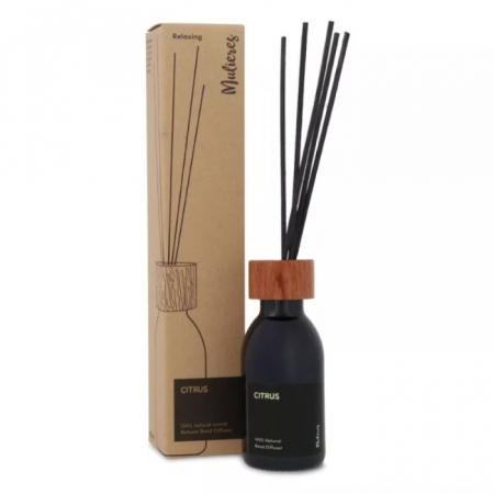 Lumânări Parfumate - Difuzor natural cu betisoare din trestie Citrus (100ml), Mulieres