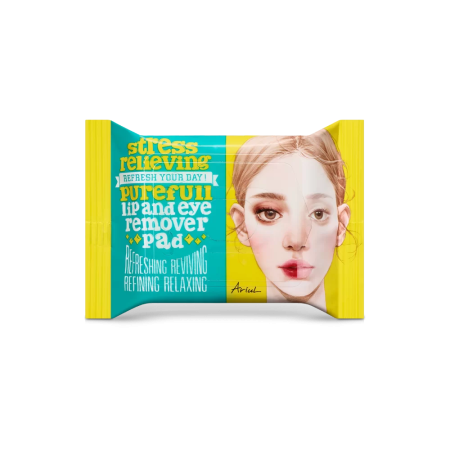 ARIUL - Dischete Demachiante 2 în 1 pentru Ochi si Buze Ariul Stress Relieving, 30 buc