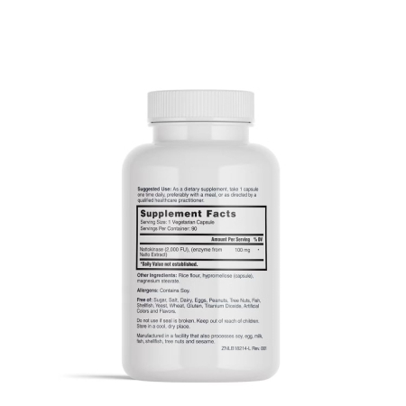 Doctorâ€™s Best Nattokinase 2000 Fu, Suport Natural Pentru Sanatatea Cardiovasculara, 90 Cps [1]